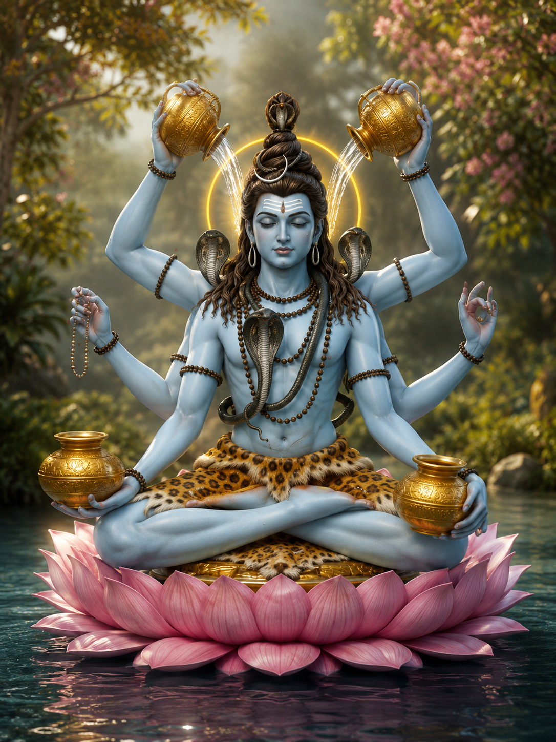 Lord Shiva Maha Mrityunjaya for health, protection and healing blessings